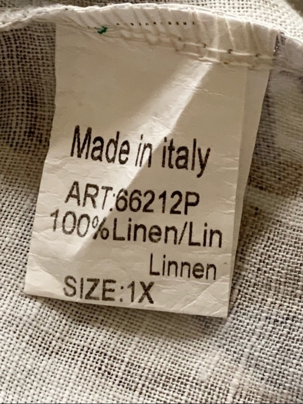 Lungo L’arno Linen Dress 1X New - Picture 5 of 9